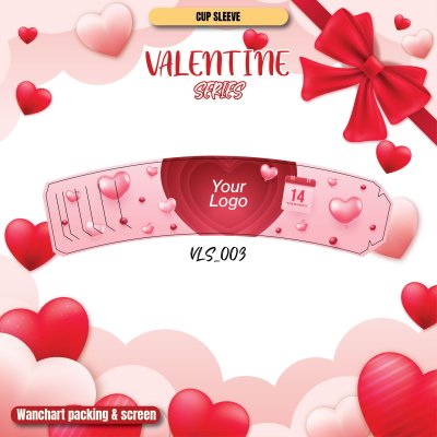 ปลอกสวมแก้ว - Valentine