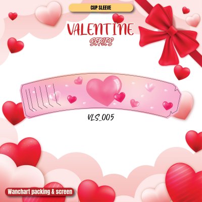 ปลอกสวมแก้ว - Valentine