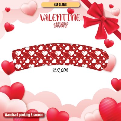 ปลอกสวมแก้ว - Valentine
