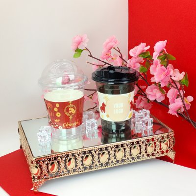 ปลอกสวมแก้ว - ตรุษจีน มั่งคั่ง