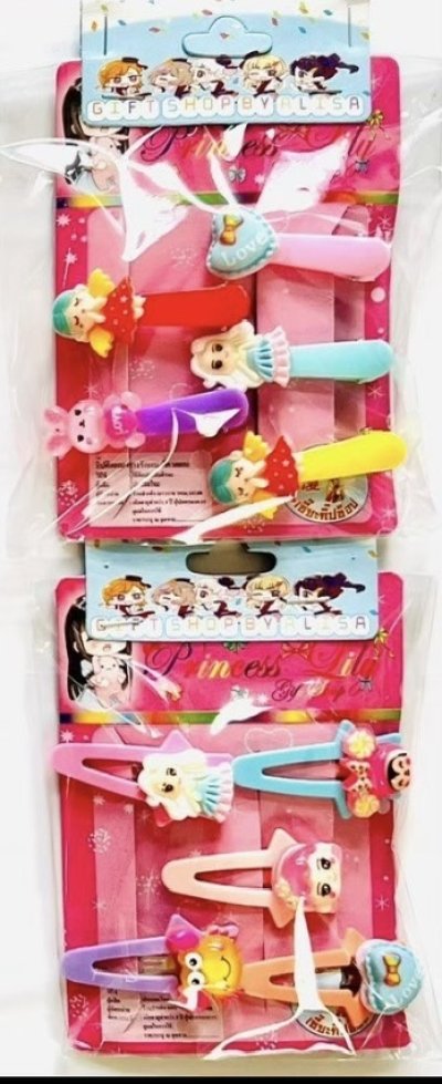 กิ๊บการ์ตูนแฟนซี 1x5 (60 ชิ้น)