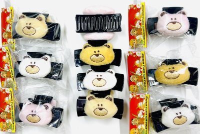 JC-335กิ๊บหนีบหัวตุ๊กตาคละแบบ(ขนาด9เซนติเมตร)