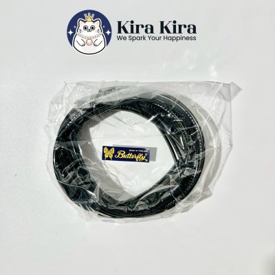 คาดผม 6mm สีดำ (12 ชิ้น)