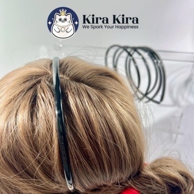 คาดผม 6mm สีดำ (12 ชิ้น)