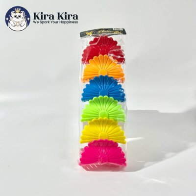 ตัวหนีบผม ลายดอกทานตะวัน สีสด (5 ชิ้น)