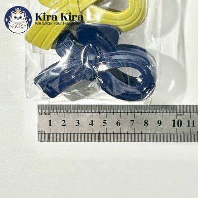 ตัวหนีบผม ลายริบบิ้น สีคลาสสิค (6 ชิ้น)