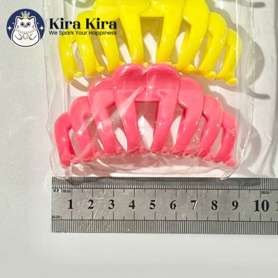 ตัวหนีบผม ลอนโค้ง สีสด (6 ชิ้น)