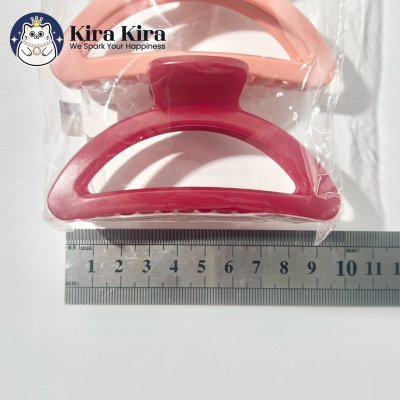 ตัวหนีบผม ครึ่งวงกลม สีหวาน (6ชิ้น)
