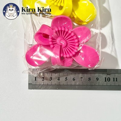 ตัวหนีบผม ลายดอกไม้ สีสด (ุ6 ชิ้น)