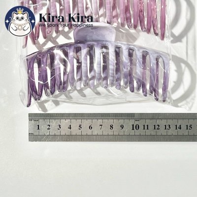 ตัวหนีบผม ลอนใหญ่ สีหวาน (6 ชิ้น)