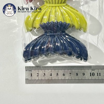 ตัวหนีบผม ลายหอย สีคลาสสิค (6 ชิ้น)