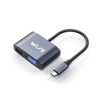 WISE USB C to HDMI+VGA