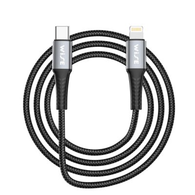 WISE สายชาร์จ USB-C-L 27W ยาว 1 เมตร Nylon Super Fast Charging Cable SC-400L (WIC-000006)