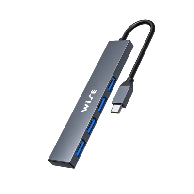 WISE USB Hub Type C - USB A 4 ports
