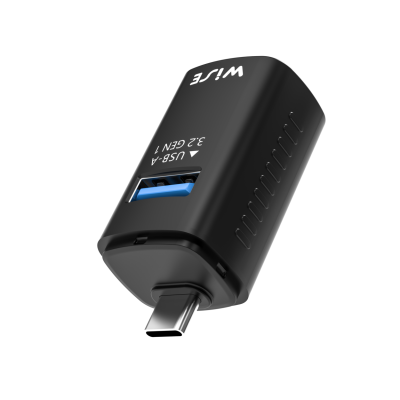 WISE Mini USB Hub Type C - USB A 3 ports