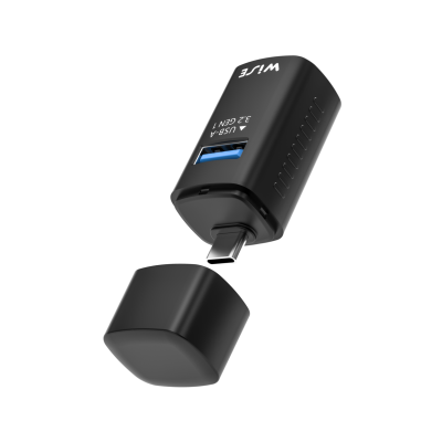 WISE Mini USB Hub Type C - USB A 3 ports