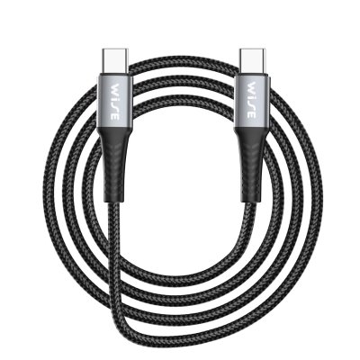 สายชาร์จ WISE USB C-C nylon cable 100W 1.5m