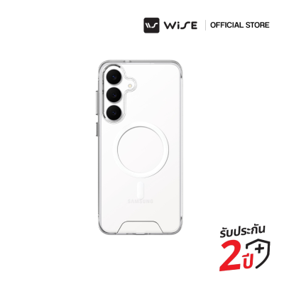 WISE Phone Case สำหรับ SAMSUNG S25FE เคสใส เคสแม่เหล็กใส เคสกันกระแทก