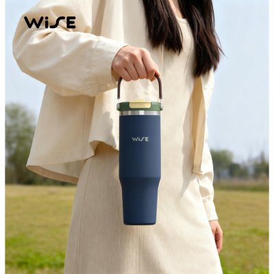 WiSE STAINLESS MUG แก้วน้ำสแตนเลส 304 ขนาด 40 oz แก้วเก็บอุณหภูมิ