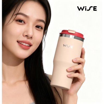 WiSE STAINLESS MUG แก้วน้ำสแตนเลส 304 ขนาด 25 oz แก้วเก็บอุณหภูมิ คละสี