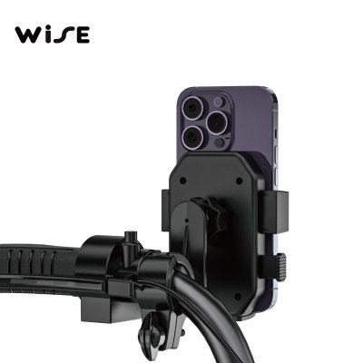 WiSE MORTOR BIKE HOLDER ที่จับมือถือมอเตอร์ไซค์ รุ่น F7 รองรับมือถือ ขนาด 4.7-7.2 นิ้ว ล็อคแน่น ติดตั้งง่าย