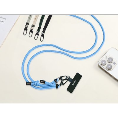 WISE UTILITY LANYARD SET สายคล้องโทรศัพท์ ปรับความยาวได้ ยาว 1.2 เมตร คละสี เลือกสีไม่ได้