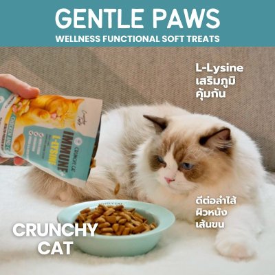 Crunchy cat Immune+ L-Lysine