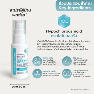 สเปรย์ดูแลแผลและผิวหนังสัตว์เลี้ยง