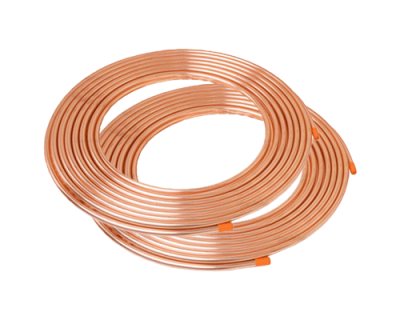 ท่อทองแดงชนิดม้วน เบอร์ 22  ความยาว 15M. หนา 0.7 mm. ท่อทองแดงชนิดม้วน เบอร์ 22  ความยาว 15M. หนา 0.7 mm.