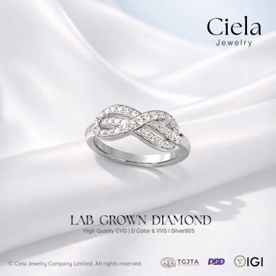 แหวนเพชร Infinity Knot  สายมู เสริมความความรัก l Ciela Jewelry