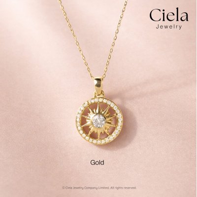 จี้เพชร The Sun เสริมความสำเร็จ เพชร Lab Grown l Ciela Jewelry