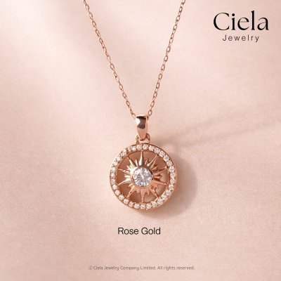 จี้เพชร The Sun เสริมความสำเร็จ เพชร Lab Grown l Ciela Jewelry