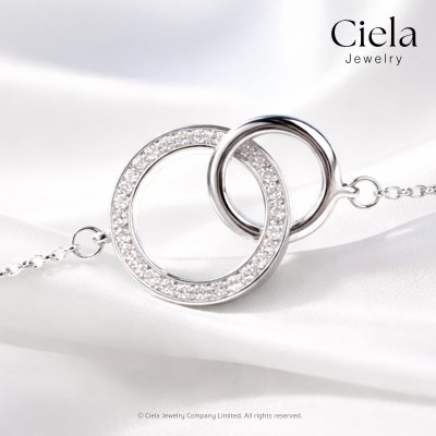 สร้อยข้อมือเพชร The Circle เสริมความ ความสมบูรณ์ เพชร Lab Grown l Ciela Jewelry