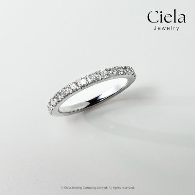 แหวนเพชรแถว Classic Eternity Band Ring 0.02 กะรัต