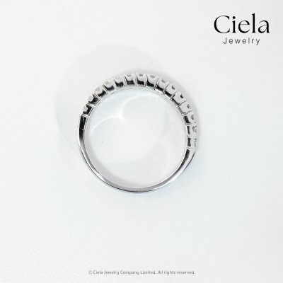 แหวนเพชรแถว Classic Eternity Band Ring 0.03 กะรัต