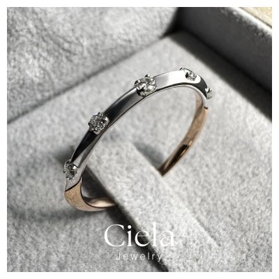 แหวนเพชรแถว Signature Eternity Band 0.02 CT