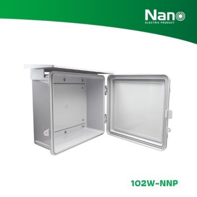 NANO ตู้กันฝน NANO PLUS ขนาด 11.5"x13"x6" สีขาว (1 ชิ้น/กล่อง) รุ่น 102W-NNP NANO ตู้กันฝน NANO PLUS ขนาด 11.5"x13"x6" สีขาว (1 ชิ้น/กล่อง) รุ่น 102W-NNP