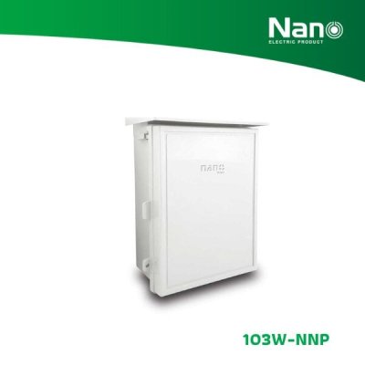 NANO ตู้กันฝน NANO PLUS ขนาด 12.5"x16"x6.5" สีขาว (1 ชิ้น/กล่อง) รุ่น 103W-NNP NANO ตู้กันฝน NANO PLUS ขนาด 12.5"x16"x6.5" สีขาว (1 ชิ้น/กล่อง) รุ่น 103W-NNP