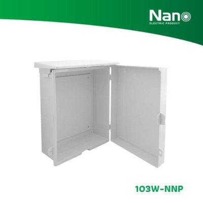 NANO ตู้กันฝน NANO PLUS ขนาด 12.5"x16"x6.5" สีขาว (1 ชิ้น/กล่อง) รุ่น 103W-NNP NANO ตู้กันฝน NANO PLUS ขนาด 12.5"x16"x6.5" สีขาว (1 ชิ้น/กล่อง) รุ่น 103W-NNP