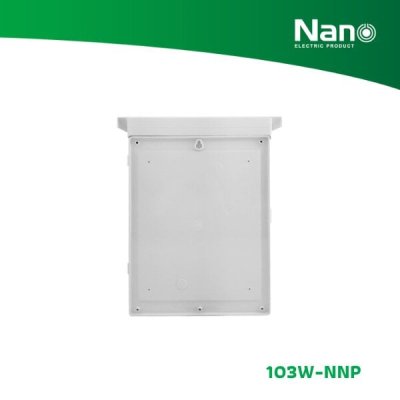 NANO ตู้กันฝน NANO PLUS ขนาด 12.5"x16"x6.5" สีขาว (1 ชิ้น/กล่อง) รุ่น 103W-NNP NANO ตู้กันฝน NANO PLUS ขนาด 12.5"x16"x6.5" สีขาว (1 ชิ้น/กล่อง) รุ่น 103W-NNP