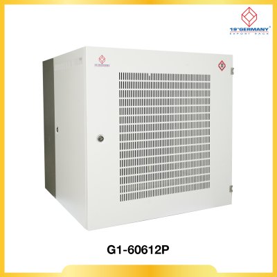 NEW 19” GERMAN PERFORATED WALL RACK 12U, ลึก 60 cm. (60 x 60 x 59 cm.)