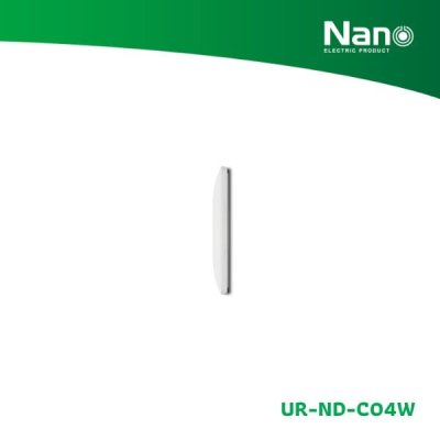 NANO แผงหน้ากากขอบมน ขนาด 1.5 ช่อง Nordic series สีขาว (1 ชิ้น/กล่อง) รุ่น UR-ND-C04W NANO แผงหน้ากากขอบมน ขนาด 1.5 ช่อง Nordic series สีขาว (1 ชิ้น/กล่อง) รุ่น UR-ND-C04W