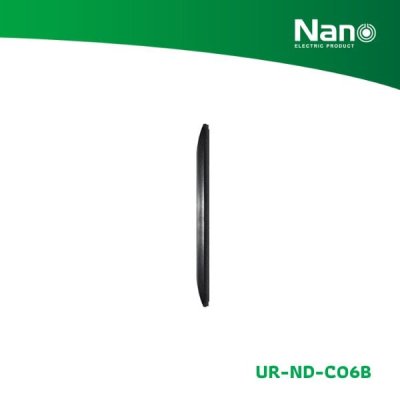 NANO แผงหน้ากากขอบมน ขนาด 6 ช่อง Nordic series สีดำ (1 ชิ้น/กล่อง) รุ่น UR-ND-C06B NANO แผงหน้ากากขอบมน ขนาด 6 ช่อง Nordic series สีดำ (1 ชิ้น/กล่อง) รุ่น UR-ND-C06B
