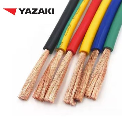 สายไฟ VSF/THW(F) 1x0.5 ยาซากิ YAZAKI (ม้วน = 100เมตร)