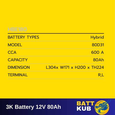 3K / HBE180  L/R
