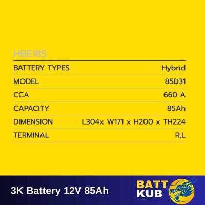 3K / HBE185  L/R