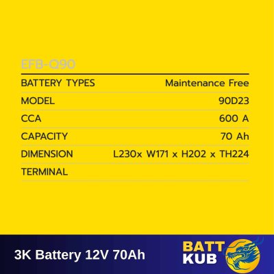 3K / Q90 EFB L
