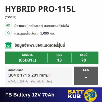 FB / HYBRID PRO-115 L