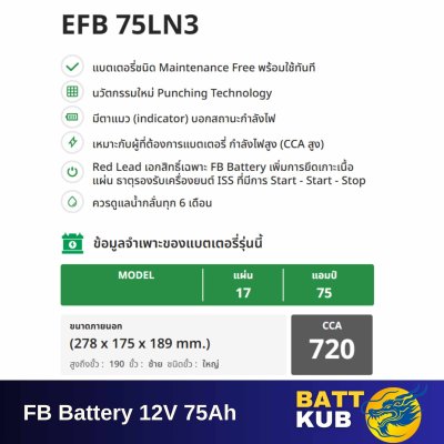 FB / EFB 75LN3 L ISS