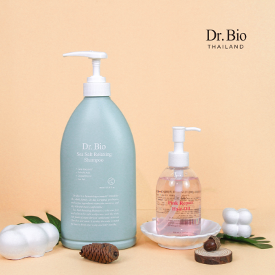 Sea Salt Relaxing Shampoo + Pink Repair Hair Oil